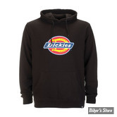 SWEAT SHIRT A CAPUCHE - DICKIES - ICON LOGO - NOIR - TAILLE XS