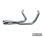 - ECHAPPEMENT - TWO BROTHERS RACING - SOFTAIL M8 FLSB / FLHC - SHORTY TURN OUT 2 EN 1 - NOIR - 005-5120199-PSG- 753213