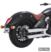  SILENCIEUX - INDIAN SCOUT 15/24 - VANCE & HINES - TWIN SLASH SLIP-ONS 3" - PCX - CHROME - 18623