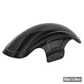 POUR ROUE DE 23" - GARDE BOUE AVANT CUSTOM - TOURING 23P - SADDLEMEN - Carbon Fiber Front Fender - FINITION : BRILLANT - CF-823-07-001