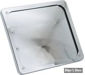 PLAQUE LATERALE - 165 X 240 - CADRE / CHASSIS DE PLAQUE D IMMATRICULATION ZODIAC - DENMARK - 165 X 240 - CHROME