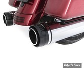 SILENCIEUX - RINEHART RACING - TOURING 17UP - MUFFLER SLIP-ON 4.5" - CHROME / EMBOUT : NOIR MOTOPRO 45 - 500-0110