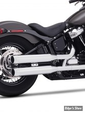 SILENCIEUX RINEHART RACING - SOFTAIL MILWAUKEE EIGHT 18UP - FXBB/ FXLR/ FLSL/ FLFB/ FLFBS/ FXBR/ FXBRS - CHROME / EMBOUTS : CHROME - 500-1200C