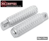 Reposes pieds NYC Choppers - Radial Knurled - Chrome
