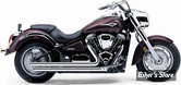 ECHAPPEMENT COBRA - SPEEDSTER - SLASH DOWN - KAWASAKI 2000 VN VULCAN 04/10 - CHROME