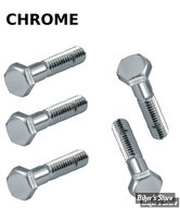 VIS TETE HEXAGONALE - 5/16"-18 X 44.00MM / 1 3/4" - HEXAGONALE - CHROME - LE PAQUET DE 5 PIECES