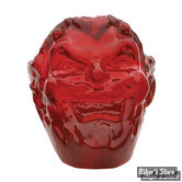 MONTANT DE SISSY BAR - CYCLE VISIONS - MULTITUDE : DECORATION / BOULE DE SISSY BAR CYCLE VISIONS - RED DEVIL HEAD