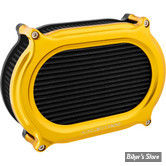 FILTRE A AIR - A.NESS - MILWAUKEE EIGHT 2023UP -  Stage II Oval Upgrade air cleaner kit - FINITION : GOLD - 600-209