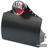 PLAQUE LATERALE - 143 X 210 - SPORTSTER 57UP - CPV - CURVED AVEC FEU FORD LED - NOIR - 0414B