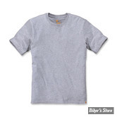 TEE-SHIRT - CARHARTT - WORKWEAR SOLID - GRIS CHINE