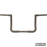 - GUIDON APEHANGER - GUIDON LA CHOPPERS - TWIN PEAKS BAGGER - 1" 1/4 - HAUTEUR : 25.50 CM / 10" - BRONZE - LA-7361-10Z