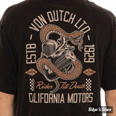 -TEE-SHIRT - VON DUTCH - Heart t-shirt - NOIR - TAILLE XXL