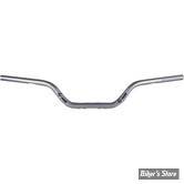 GUIDON - ODI - V-TWIN MOTO  - TIRAGE ELECTRONIQUE - DIAMETRE : 1" - ANODISÉ ARGENT - H691CFS