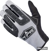 GANTS - BILTWELL - ANZA - BLANC/NOIR - TAILLE : S