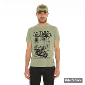 -TEE-SHIRT - VON DUTCH - Socal t-shirt - OLIVE - TAILLE XL