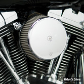 - FILTRE A AIR - ARLEN NESS - BIG SUCKER AIR FILTER KIT AVEC COUVERCLE - STAGE 1 - TOURING 02/07 / SOFTAIL 01/15 / DYNA 04/17 / TWINCAM CARBU CV 99/06 - FILTRE SYNTHETIQUE - CACHE ACIER CHROME - 50-331