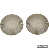 ECLATE K - PIECE N° 34A - CABOCHON DE CLIGNO ORIGINE HD - 68440-86 / 68505-90 - FUMÉ - DRAG SPECIALTIES - LA PAIRE