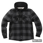  - CHEMISE MANCHES LONGUES A CAPUCHE - WCC - Hell Bent Flannel jacket - charcoal/black