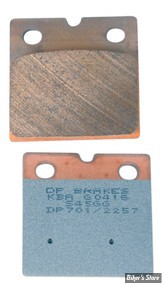 - PLAQUETTES DE FREIN ARRIERE - OEM N00000000 - DP BRAKES - METAL FRITTE STANDARD - DP701