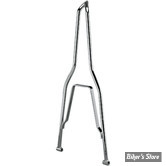 SISSY BAR POUR CADRE RIGIDE - HAUTEUR :  68CM / 27" - DRAG SPECIALTIES - POUR GARDE BOUE FAT FENDER - CHROME