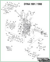  DOC A - Eclate des pieces de carter de Boite de Vitesses - DYNA 1991 / 1998
