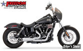 - ECHAPPEMENT FREEDOM PERFORMANCE - SHORTY - 2EN1 - DYNA 06/17 - TURN OUT - CHROME / NOIR SCULPTE - HD00545