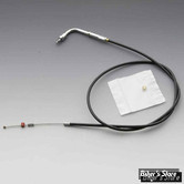 CABLE DE RETOUR POUR BIGTWIN & SPORTSTER 96UP - LONGUEUR : 87.60CM - OEM 27000004 - BARNETT - NOIR - 101-30-40053-06