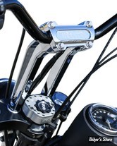 RISERS - THRASHIN SUPPLY COMPANY - PULLBACK - HAUTEUR 9" 1/2 - CHROME - TSC-9525-3