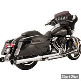 ECHAPPEMENT - S&S- TOURING 17UP MILWAUKEE-EIGHT® - EL DORADO TRUE DUAL EXHAUST SYSTEMS - FINITION : CHROME - EMBOUTS : THRUSTER