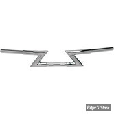 GUIDON Z-BAR STYLE - GUIDON LA CHOPPERS - OUTLAW Z - Z-BAR -10" - CHROME