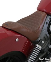 SELLE SOLO - INDIAN SCOUT / SCOUT SIXTY - ROLAND SANDS DESIGN - RSD INDIAN SCOUT SOLO SEAT ENZO - MARRON - 76978