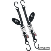 SANGLES - POWERTYE - 1" RATCHET TIE DOWN - COULEUR : NOIR