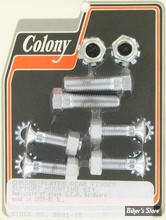 ECLATE O - PIECE N° 05 - KIT VISSERIE DE SABRES ET DE GB AR - SPORTSTER 59/81 - OEM 2272 - CHROME - COLONY - 8881-18 - (NEUF: NI REPRIS, NI ECHANGEE)