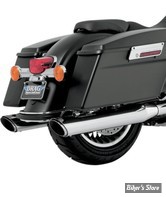 Silencieux Vance & Hines - TWIN SLASH ROUND SLIP-ONS - TOURING 95/16 - chrome - 16763