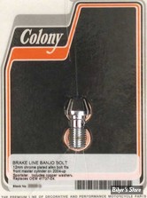 ECLATE L - PIECE N° 16A - BANJO 12MM / 1.50 - OEM 41737-04 - CHROME - ALLEN - COLONY - (NEUF: NI REPRIS, NI ECHANGEE)