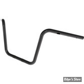 GUIDON APEHANGER 1" - HAUTEUR : 25.40CM / 10" - MAGNUM - BAGGER STYLE HANDLEBAR - SOFTAIL 25UP - NOIR BRILLANT - 4HB-2510