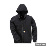 SWEAT SHIRT ZIPPE A CAPUCHE - CARHARTT - WIND FIGHTER - NOIR - TAILLE L