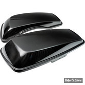 KIT SACOCHES RIGIDES - TOURING 14/23 - SLYFOX - CARBON FIBER - FINITION : BRILLANT : COUVERCLE - 1020-SBLC-G