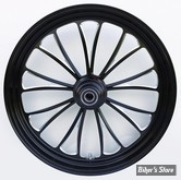 18 x 3.50 - ROUE ULTIMA ALUMINIUM - APPLICATION CUSTOM AXE 1" - MANHATTAN - S-F - Manhattan Front Wheel  - BLACK CUT - 37-668