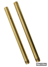 ECLATE N - PIECE N° 55 - TUBES DE FOURCHES CHROMES 43MM - LONGUEUR : 24 1/2 - CUSTOM CYCLE ENGINEERING - TNC GOLD