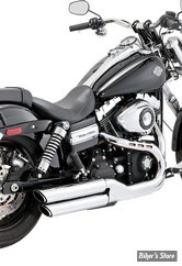 - SILENCIEUX VANCE & HINES TWIN SLASH - FXDF 08/16 / FXDWG 10/16 - CHROME - 16845