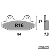 ECLATE G - PIECE N° 09 - PLAQUETTES DE FREIN - OEM 41300197 - KEVLAR