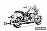 - ECHAPPEMENT FREEDOM PERFORMANCE TRUE DUAL - SHARKTAIL - 39" - SOFTAIL 07/17 - CHROME - HD00452