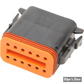 PRISE DEUTSCH IPC / DT SERIE -12 BROCHES - MALE - COULEUR : NOIR - NAMZ - DT-06-12S - OEM 72119-94BK