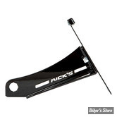 GERMANY - PLAQUE LATERALE - V-ROD 02/17 - RICK'S MOTORCYCLES - side mount License plate bracket LED - FORMAT : 180 MM X 200 MM - NOIR MAT - 55-4062021-0