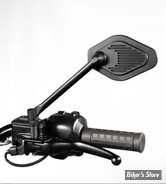  RETROVISEUR - DRAG SPECIALTIES / GILLES TOOLING - ADJUSTABLE MIRROR - TIGE LONGUE - NOIR - CÔTÉ : GAUCHE - M03-11-L-BD