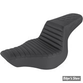 SELLE SADDLEMEN - SOFTAIL FXSB 13/17 - STEP-UP SEAT - Tuck And Roll - NOIR