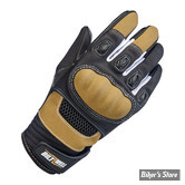 GANTS - BILTWELL - BRIDGEPORT - NOIR/TAN - TAILLE 2XL