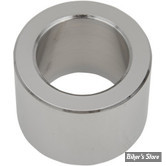 ENTRETOISE D'AXE DE ROUE - DIAMETRE INTERNE : 1" - LONGUEUR : 28.34  MM - FXS/FXST/FLST/FXCW - AVANT COTE GAUCHE- OEM 41502-07 - CHROME - LA PIECE