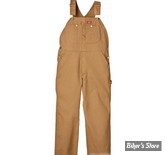 SALOPETTE - DICKIES - BIB OVERALL DUCK - MARRON CLAIR  